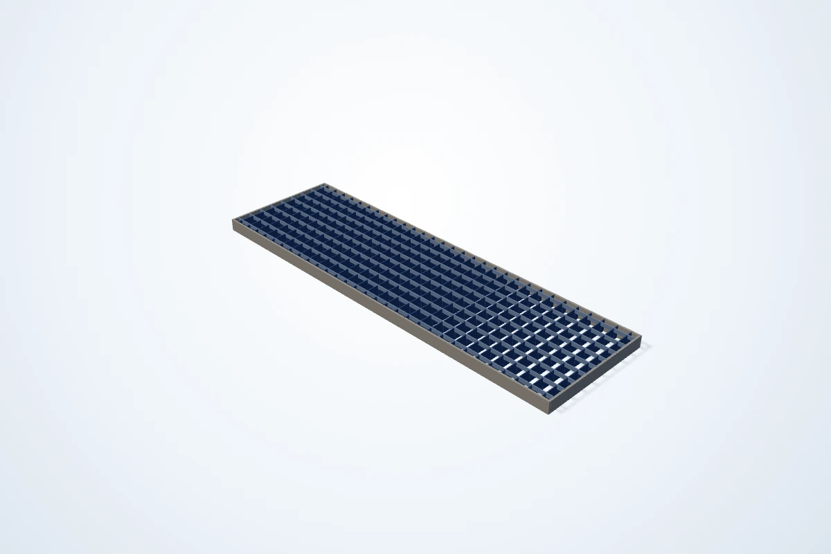 Industrie-Normrost 300 × 1000 mm