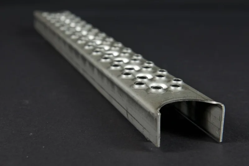 Leitersprosse Rund, Stahl roh 495x55x30x2 mm - Bild 3