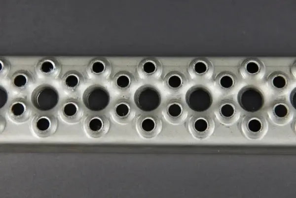 Leitersprosse Rund, Stahl roh 495x55x30x2 mm - Bild 4