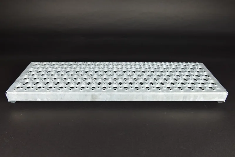 Sicherheitsstufe Rund S, feuerverzinkt 600x240x40/70x2 mm - Bild 4