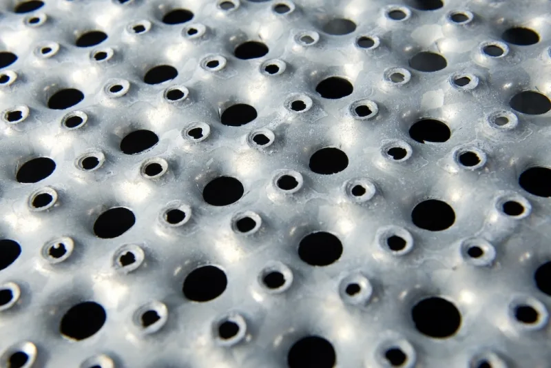 Sicherheitsstufe Rund S, feuerverzinkt 600x270x40/70x2 mm - Bild 3