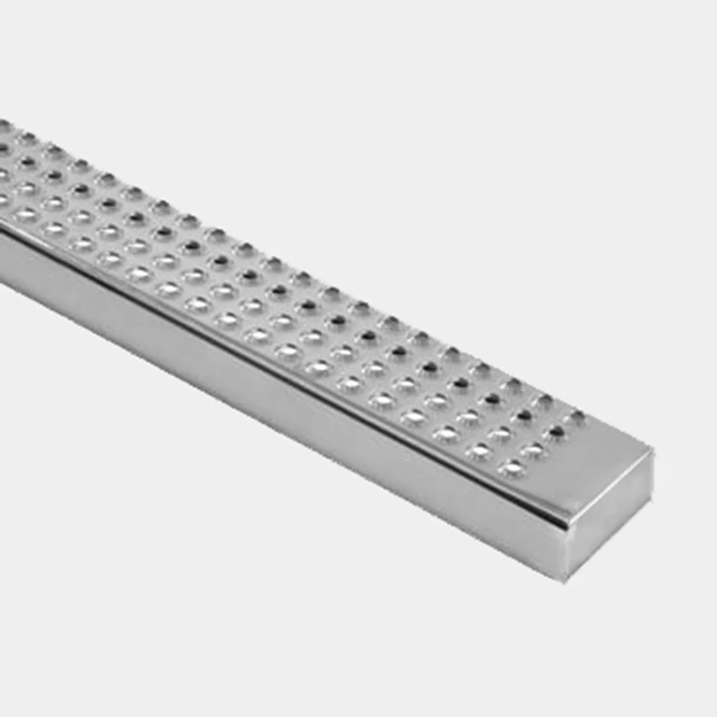 Schwimmbadleitersprosse 2000x64x30 aus Edelstahl V4A / 1.4404 ohne Aussparung