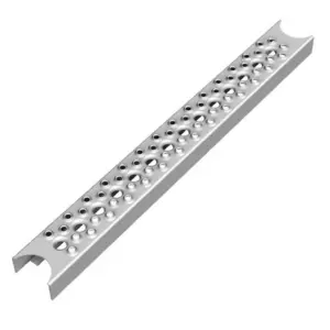 Leitersprosse Rund, Aluminium ENAW 5754, 1980x55x30x2 mm