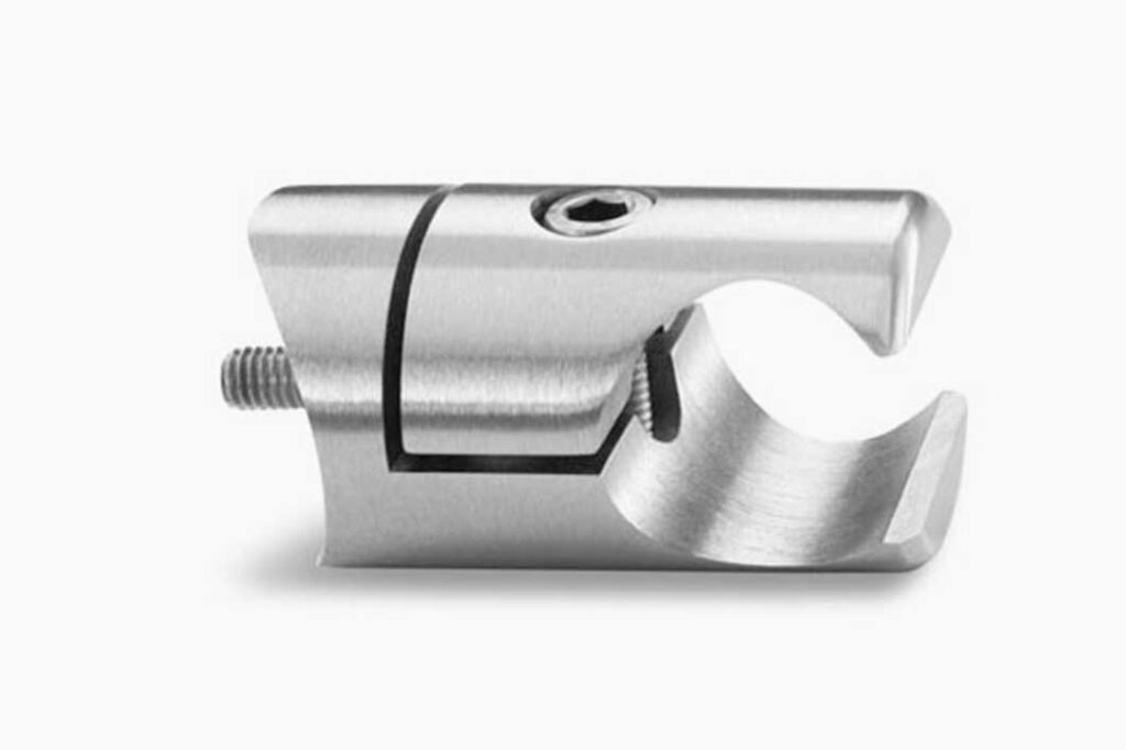 Profilhalter LR 27 für Pfostenrohr Ø 42,4mm – Ansicht 1