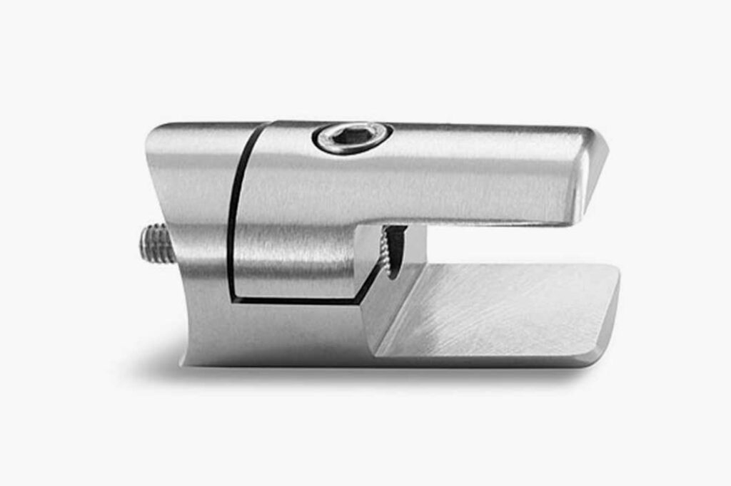 Profilhalter LE 20x30 für Pfostenrohr Ø 42,4mm – Ansicht 1