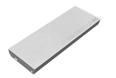 Treppenstufe Rotec-Kegel, DD11 feuerverzinkt, 240×40/70×2.5 mm – Ansicht 1