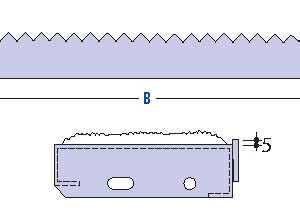 Rotec-Antislipleiste, DD 11 feuerverzinkt, 40×2 mm