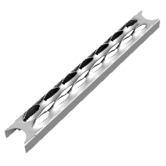 Leitersprosse LO/GS, DD 11 roh, 60×30×2 mm – Ansicht 1