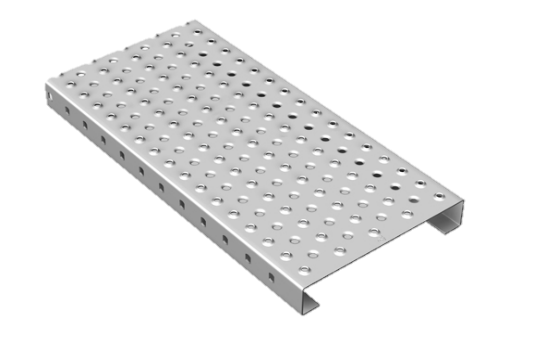 Profilrost Rotec-Rund K / Special 8-8, DD 11 feuerverzinkt DIN ISO EN 1461, 150×40×2.5 mm – Ansicht 1