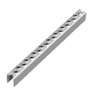 Leitersprosse LO/8, DD 11 roh, 22.5×30×2 mm – Ansicht 1
