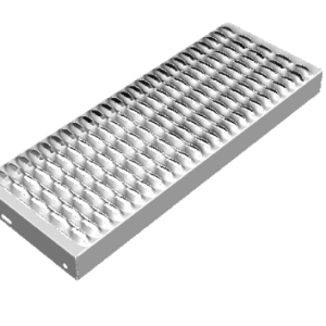 Treppenstufe Rotec-Stabil, DD11 feuerverzinkt, 240×40/62×2 mm