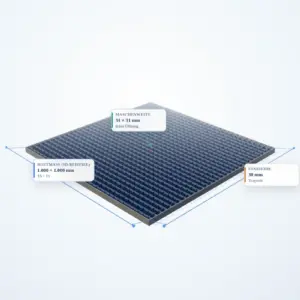 Schematische 3D-Ansicht: Sonderanfertigung Pressrost – TS 30 × 2 mm – MW 31 × 31 mm