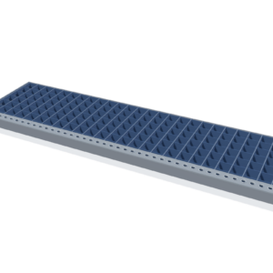Gitterroststufe 900 × 240 mm – schematische Maßdarstellung