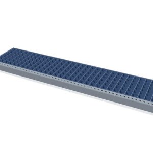 Gitterroststufe 1100 × 240 mm – schematische Maßdarstellung