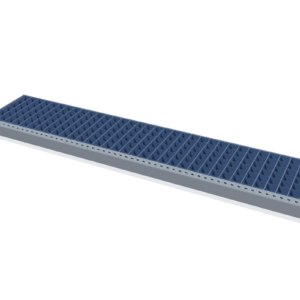 Gitterroststufe 1200 × 240 mm – schematische Maßdarstellung