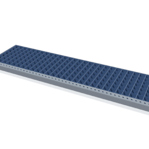 Gitterroststufe 1000 × 270 mm – schematische Maßdarstellung