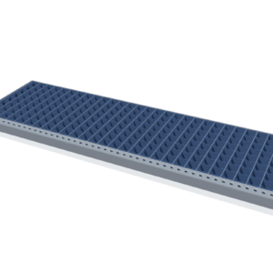 Gitterroststufe 1000 × 305 mm – schematische Maßdarstellung