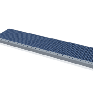 Gitterroststufe 1000 × 240 mm – schematische Maßdarstellung